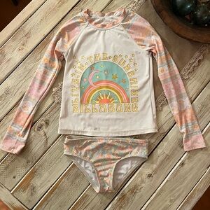 Girls Billabong Longsleeve Rashguard Bikinini